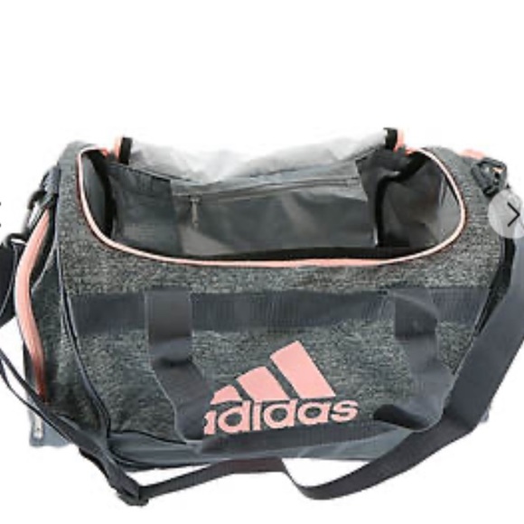 Adidas | Defender II Duffle Bag | Medium Size Grey + Pink | NWOT - Picture 6 of 8